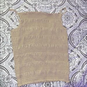 Square neck halter tank top